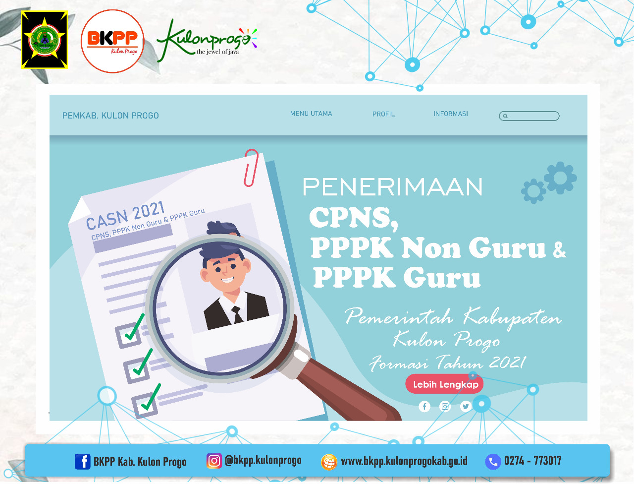 Penerimaan CPNS, PPPK Tenaga Kesehatan, PPPK Guru di Kulon Progo Formasi Tahun 2021